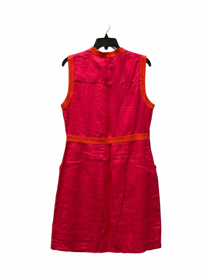 Boden Size 10 Pink 100% Linen Dress
