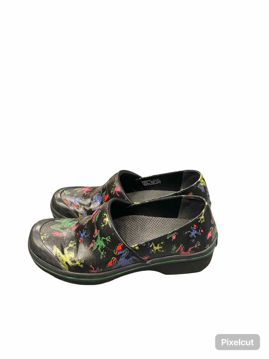 Dansko Shoe Size 41 Black Multi Clogs