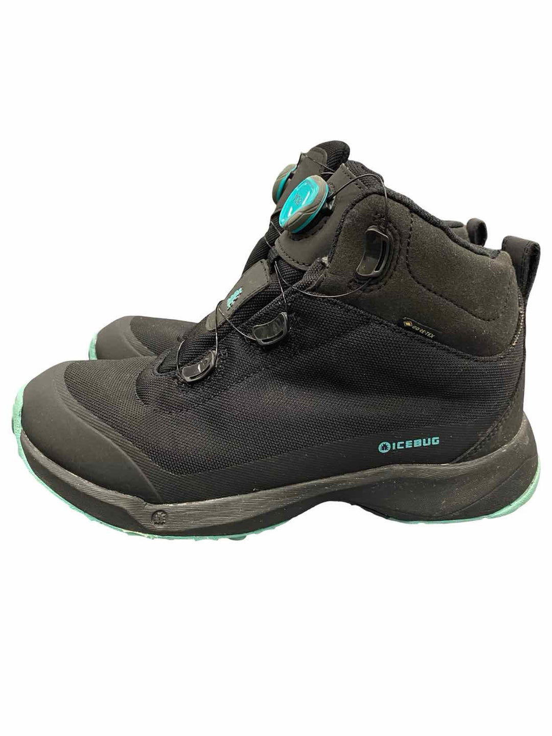 Icebug Shoe Size 9 Black GORE-TEX® With Studs Stavre BUGrip GTX Boots(Ankle)