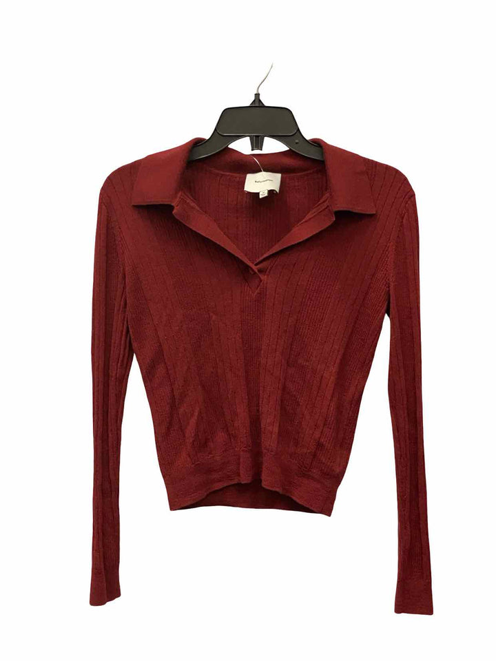Reformation Size M Red Sweater