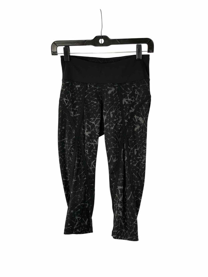 Lululemon Size 4 Black Grey Athletic Pants