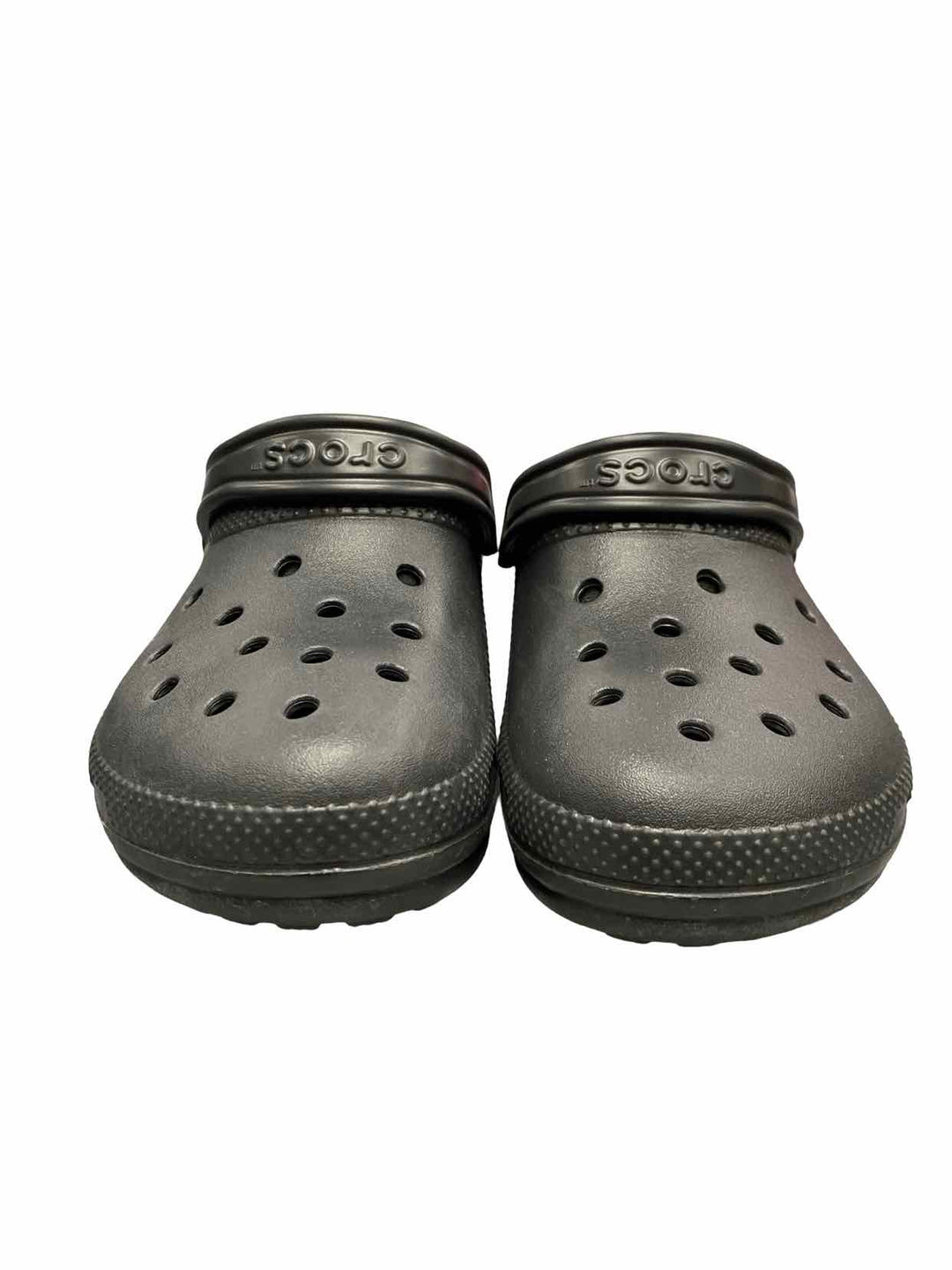 Crocs Shoe Size 9 Black Red Lined Flats