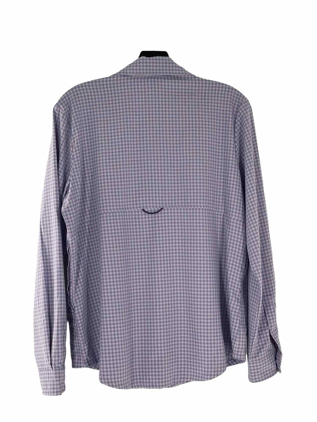 Title Nine Size S Lavender Checkered Long Sleeve Shirts