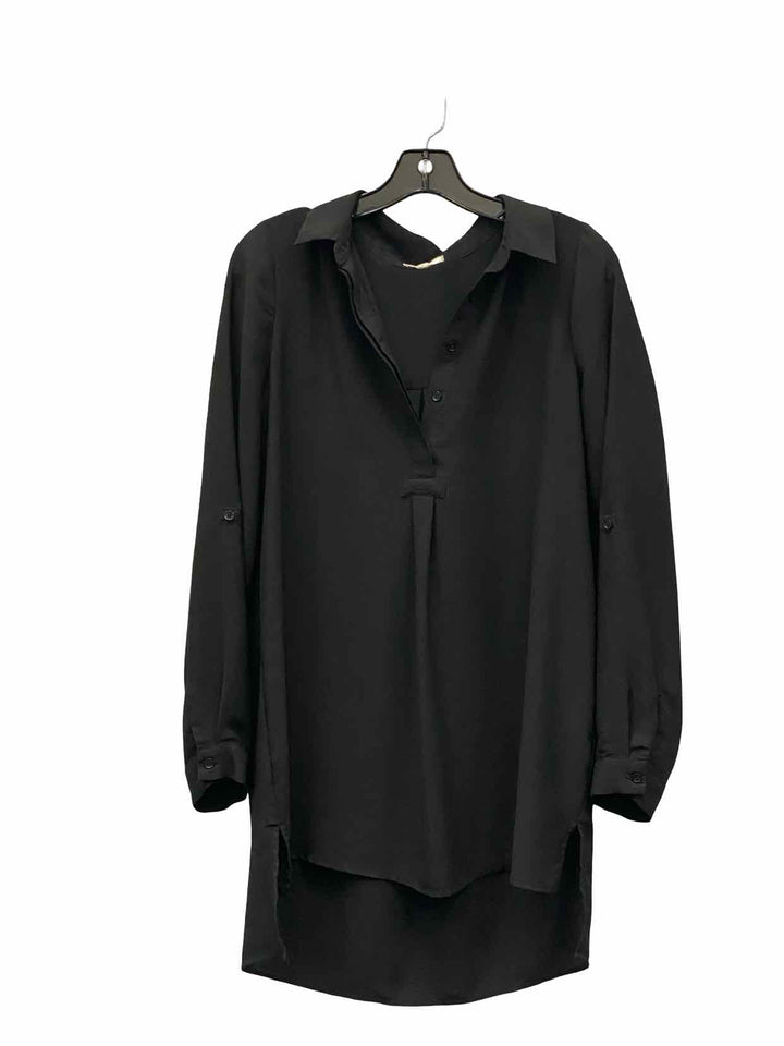 Pleione Size M Black Long Sleeve Shirts