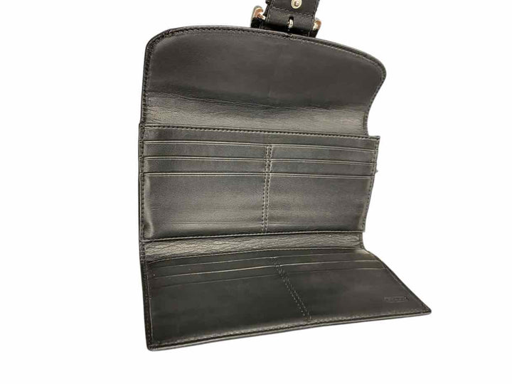 COACH Black Trifold Wallet