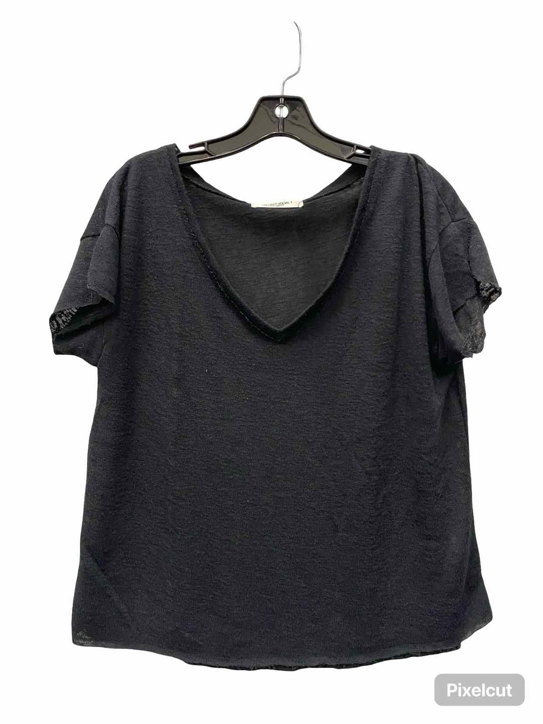 Project Social T Size S Black Short Sleeve Shirts
