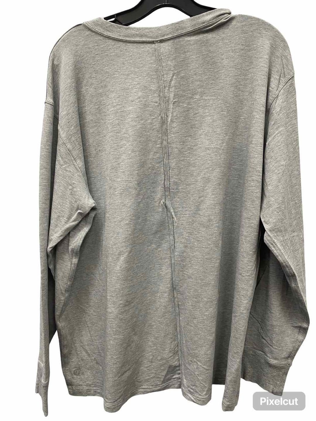 Lululemon Size 12 Grey Athletic Long Sleeve