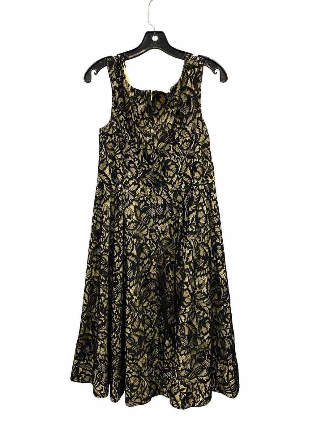 Mirror of Venus Size 12 Black Lace Dress