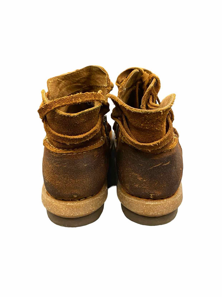Born Shoe Size 7 Brown Leather Tarkiln Boots(Ankle)