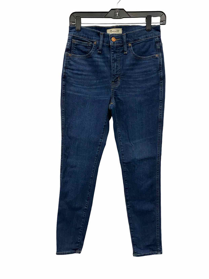 MadeWell Size 27P Blue & Green Skinny Jeans