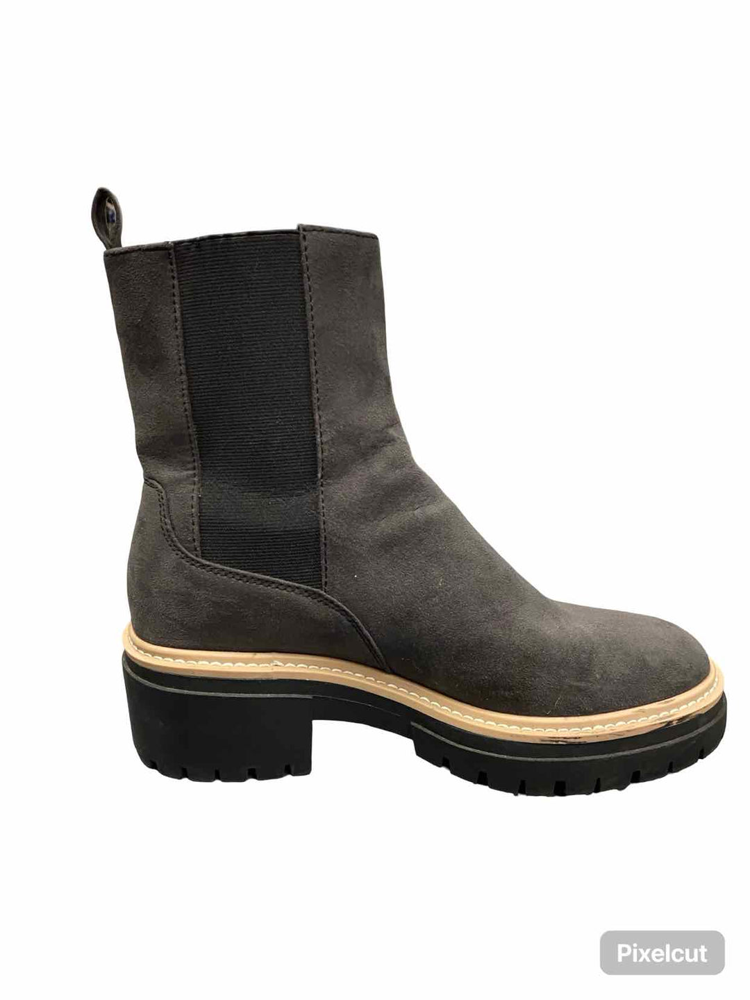 Open Edit Shoe Size 9 Grey Manmade Mya MG Sole Chelsea Boots Boots(Ankle)