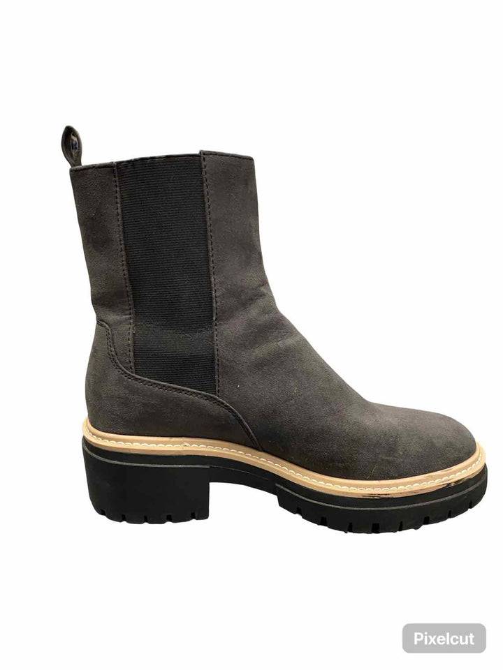 Open Edit Shoe Size 9 Grey Manmade Mya MG Sole Chelsea Boots Boots(Ankle)