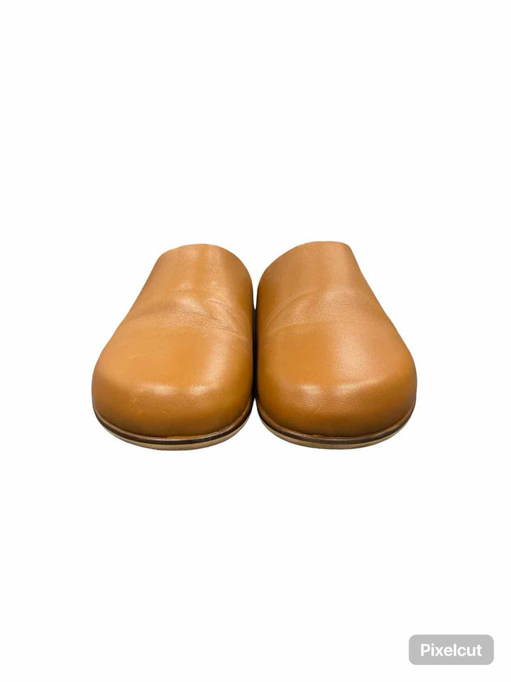 Intentionally Blank Shoe Size 40 Brown Leather Agatha Clogs