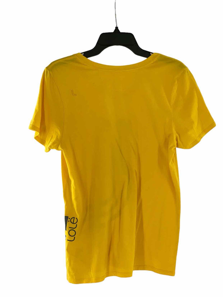 lole Size L Yellow T-shirt