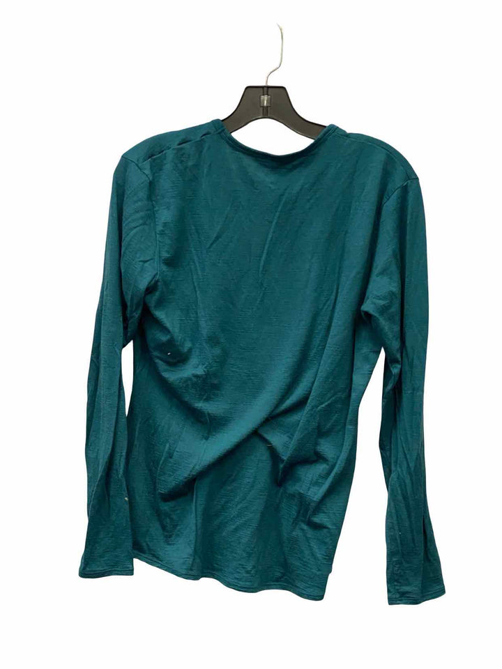 Segments Size L Green 100% Merino Wool Long Sleeve Shirts