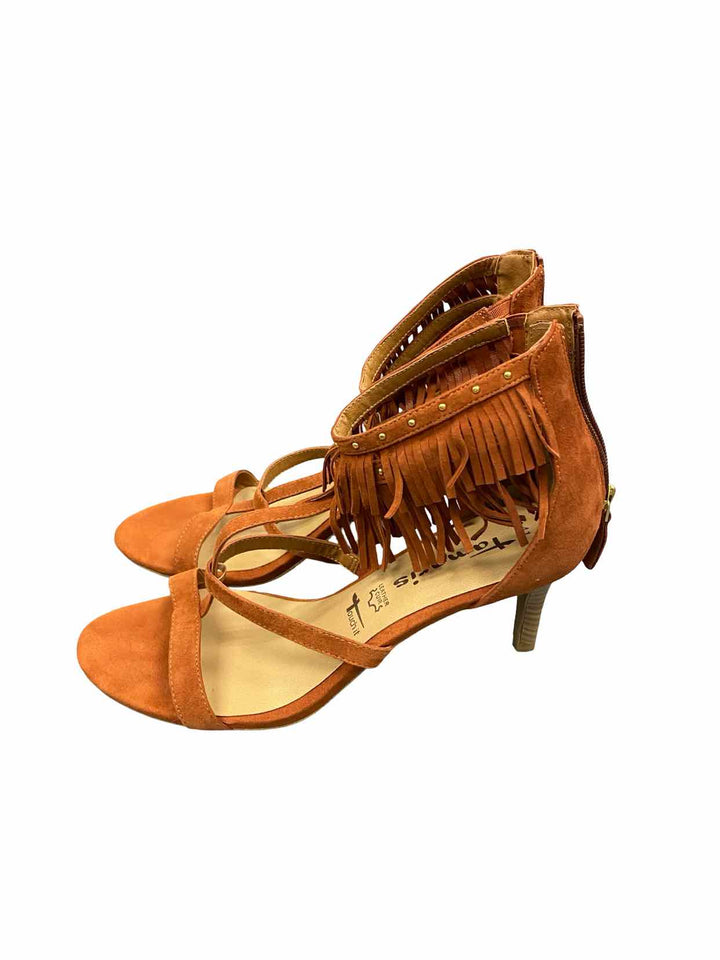 Tamaris Shoe Size 41 Brown Suede Giorgia Heels