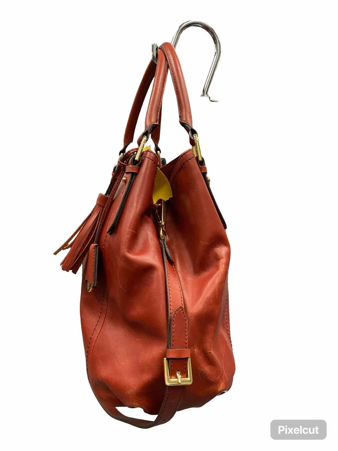 G.I.L.I Brown W/Crossbody Strap Purse
