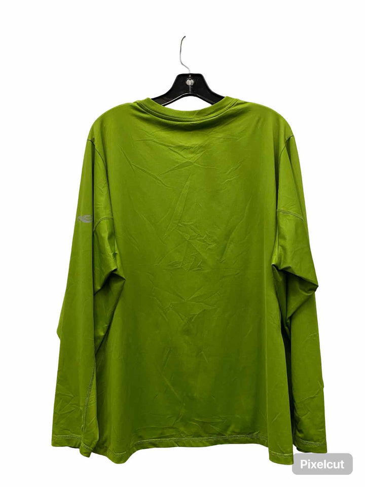 REI Size 2X Green Athletic Long Sleeve