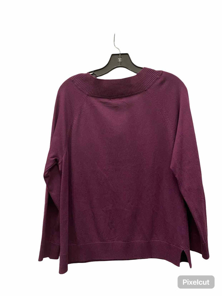 J Jill Size M Plum Sweater