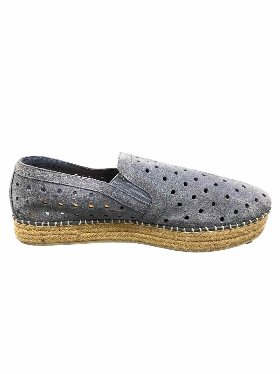 Steve Madden Shoe Size 11 Blue Leather Espradrille Flats