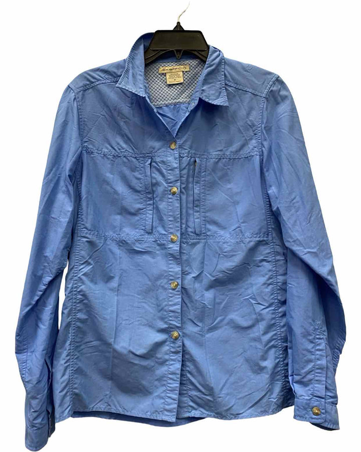 Exofficio Size M Blue Long Sleeve Shirts