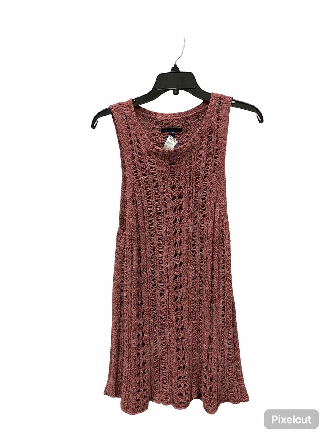 American Eagle Size XL Pink Knit 65% Cotton Tank Top