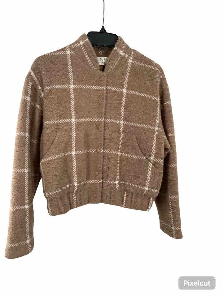 Z supply Size XS Brown White Jacket