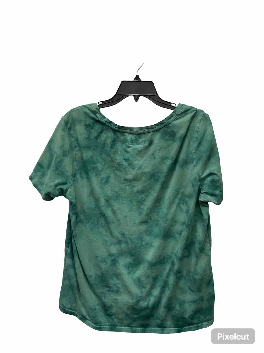 Pact Size L Green 100% Organic Cotton Short Sleeve Shirts