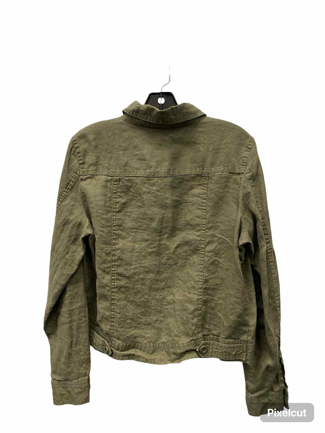 Quince Size M Green 100% Linen Jacket
