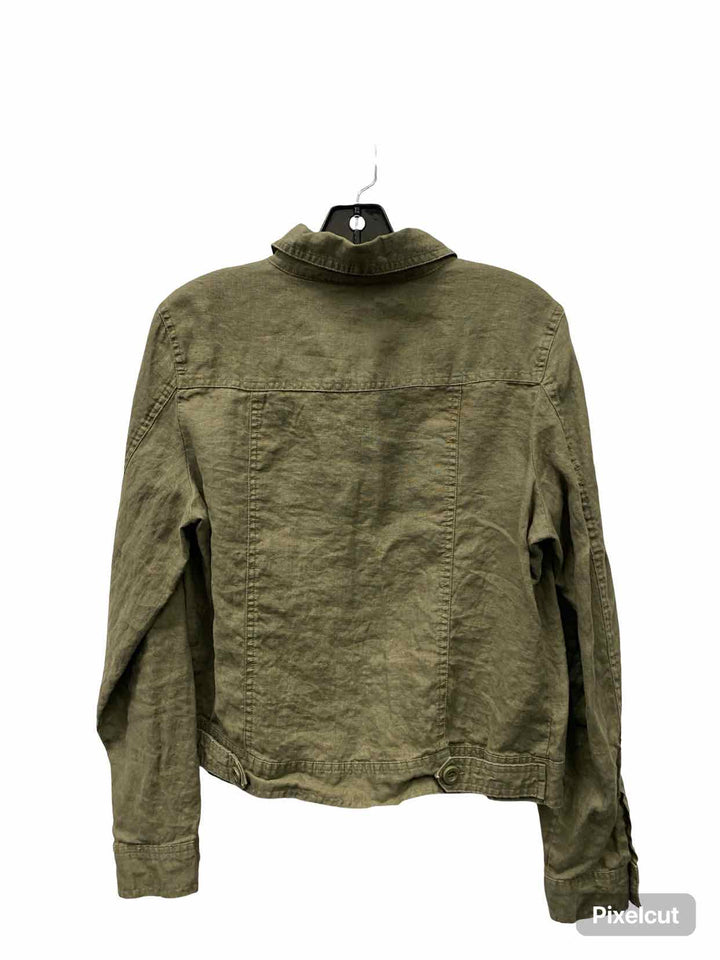 Quince Size M Green 100% Linen Jacket