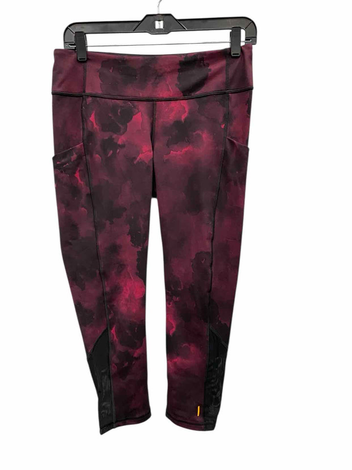 Lucy Size M Red Black Athletic Pants