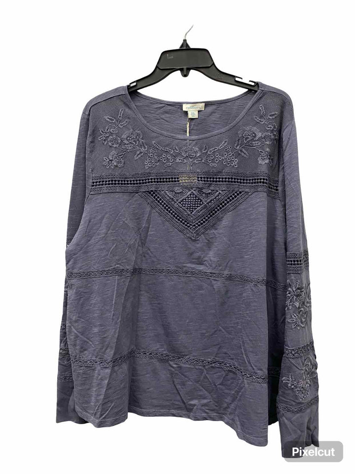 Sundance Size XXL Blue Lace Long Sleeve Shirts
