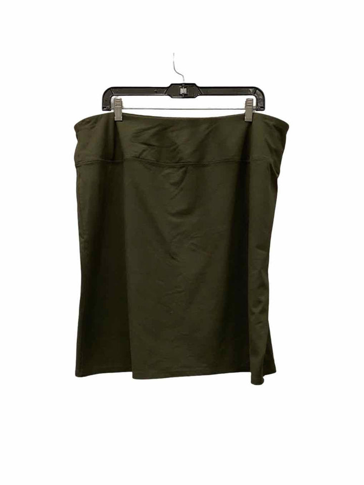 J Jill Size XL Green Skirt