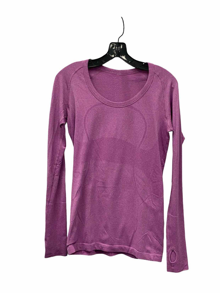 Lululemon Size 8 Purple Athletic Long Sleeve