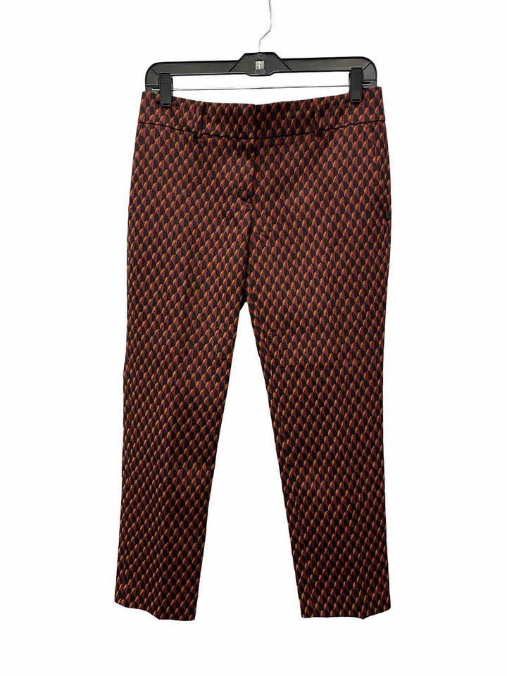 Ann Taylor Size 2P Black Red Print Pants