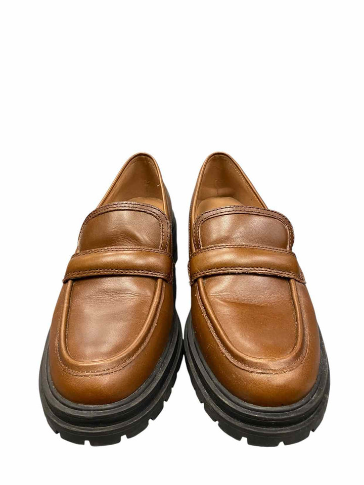 Madewell Shoe Size 8.5 Brown Leather Loafers