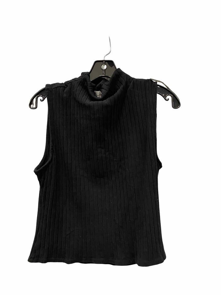 Bella Dahl Size L Black Tank Top