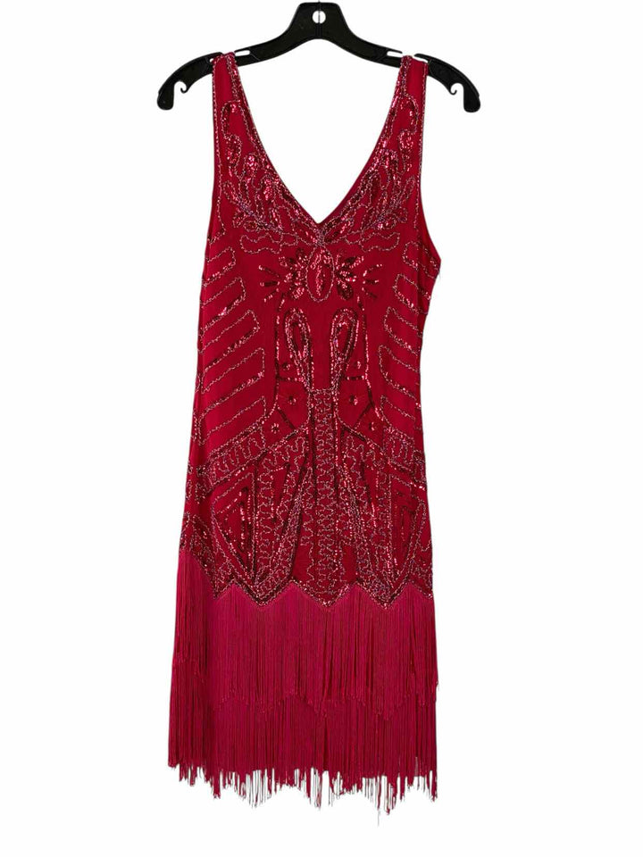 Babeyond Size S Pink sequined Formal Dress (Short)