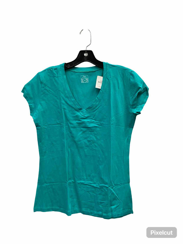 Sexy Basics Size M Green Short Sleeve Shirts