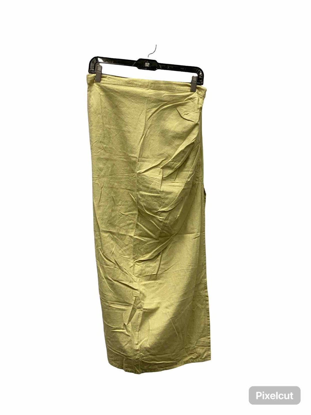 Pretty Lavish Size 8 light green Cotton & Linen blend Skirt