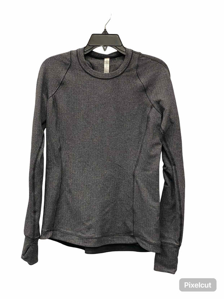 Lululemon Size 10 Gray Athletic Long Sleeve