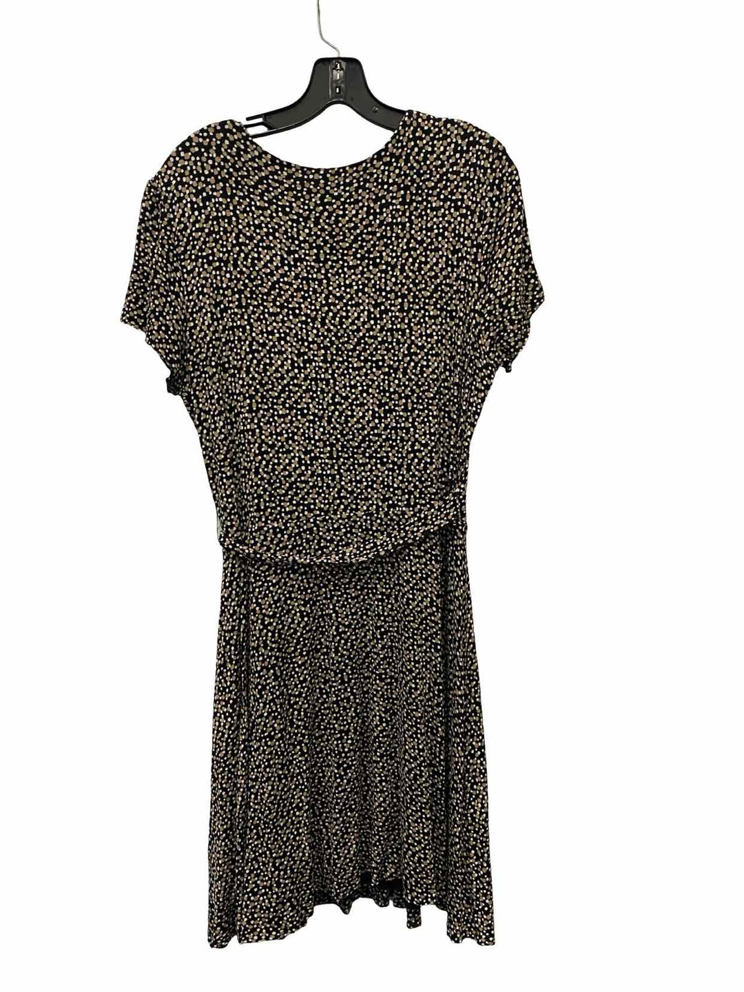 Bailey 44 Size L Black Brown Polka Dot Dress