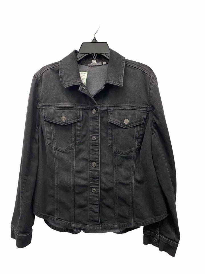 Chico's Size L Black Jacket