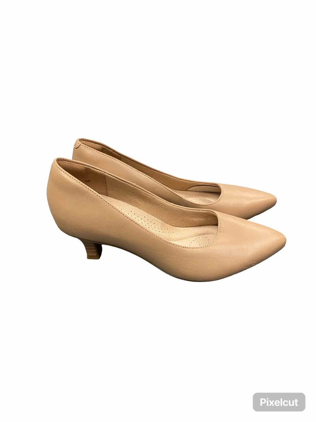 Clarks Shoe Size 7.5 Warm Beige Kepley Vine Pumps