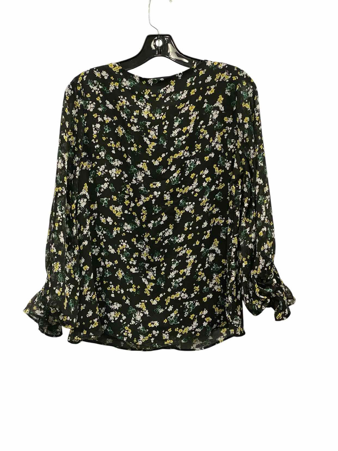 Chaus Size S Black/White Green/Yellow Long Sleeve Shirts