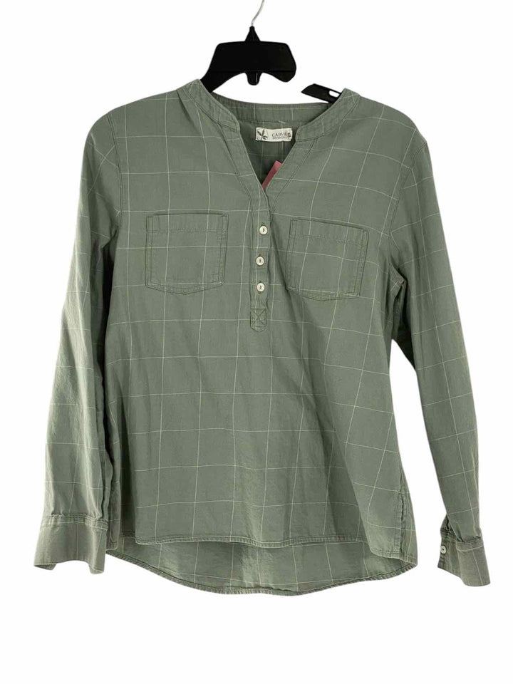 Carve Designs Size XS Green Long Sleeve Shirts