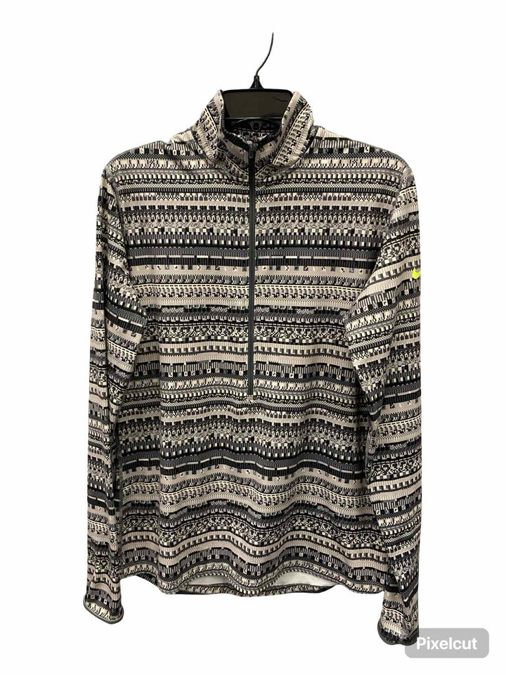 Nike Size XL Grey Print Athletic Jacket