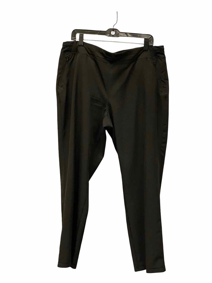Chico's Size 2.5(14) Black Athletic Pants