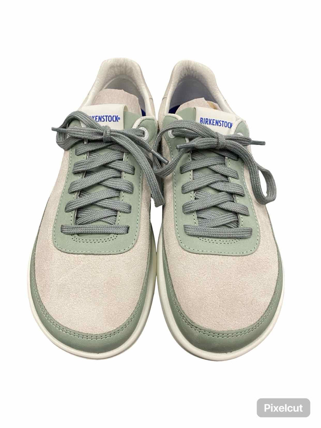 Birkenstock Shoe Size 38 Sage/Antique White Leather Honnef City Sneakers