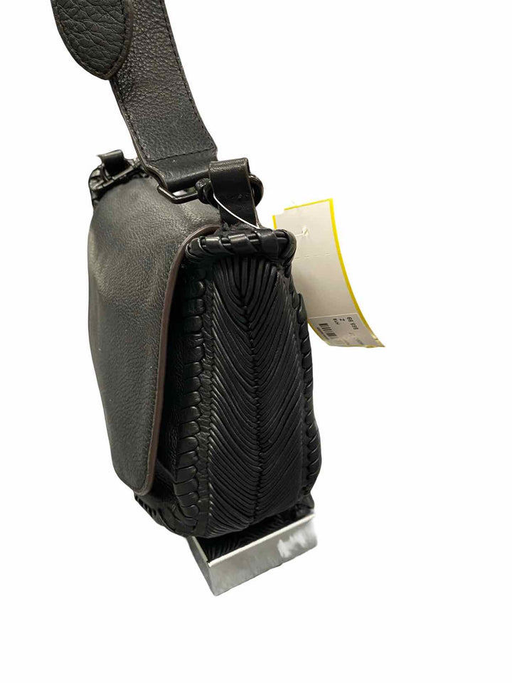 Aimee Kestenberg Black All For Love Saddle Crossbody Purse